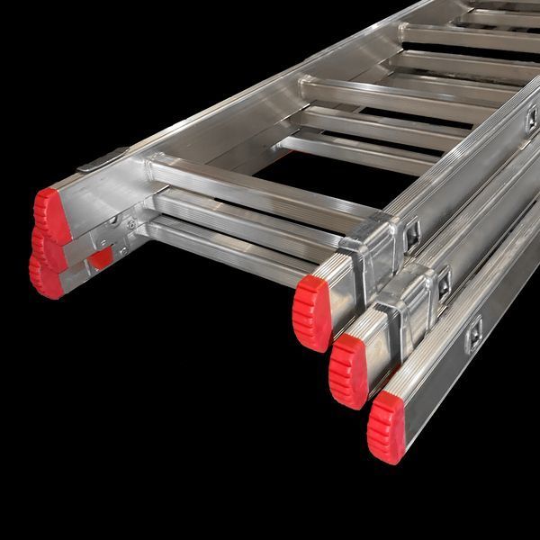 Драбина алюмінієва трьохсекційна SCALA.TOP FLEXIREACH 3x9 сходинок 98-3009 фото